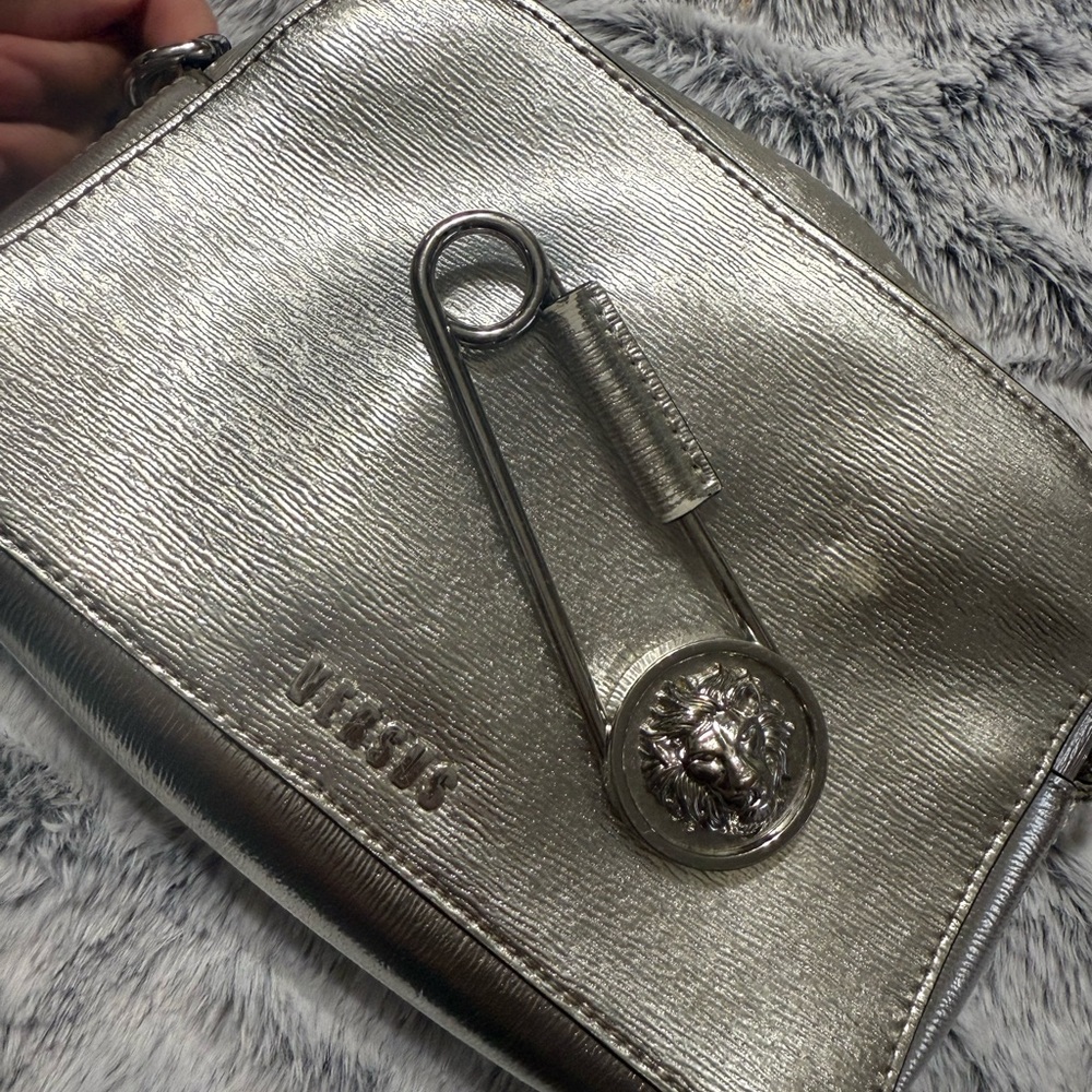 Versace Silver Crossbody Bag